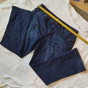 Size 22 Bootcut Village Jeans Blue Jeans Dark